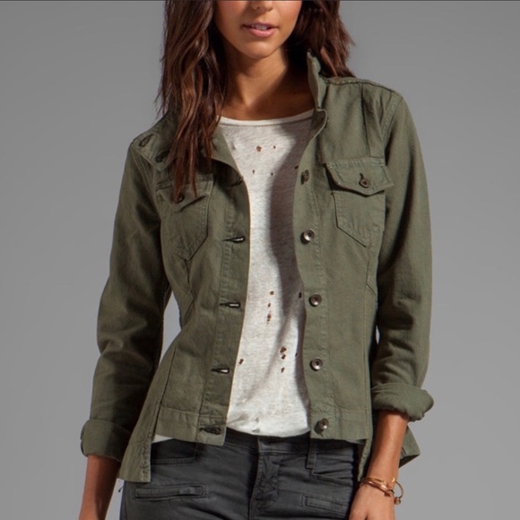 rag & bone Jackets & Blazers - Rag & Bone Army Green Military Jacket